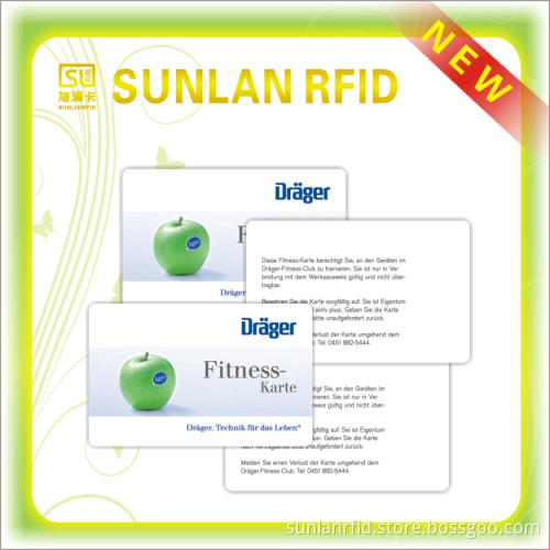 Customized 125kHz RFID Fitness Card for Promotion